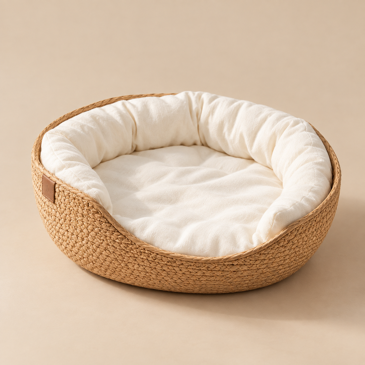 Marea, panier tressé à la main pour chaton – vue principale
