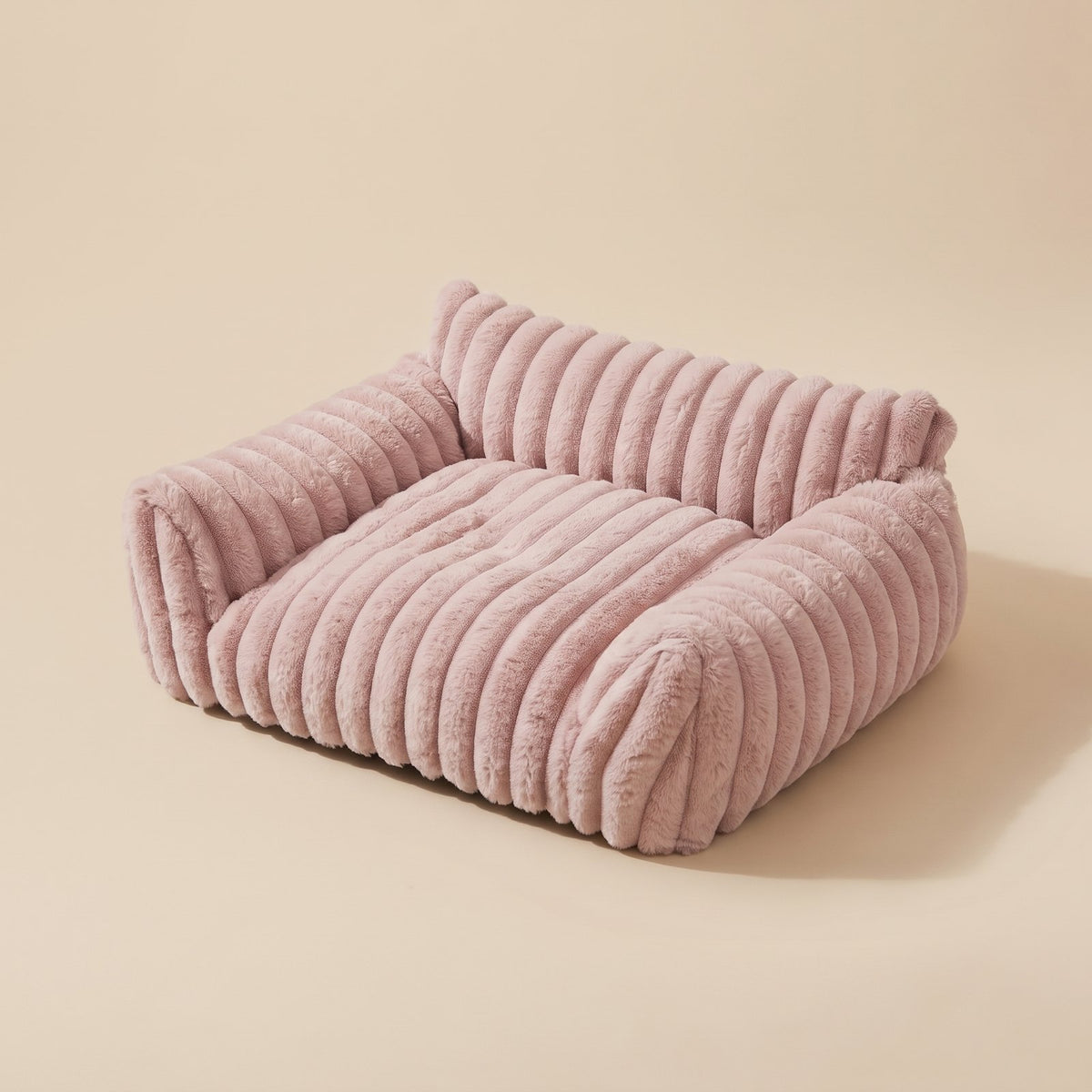 Oslo, canapé déhoussable pour chat et chien – coloris : rose