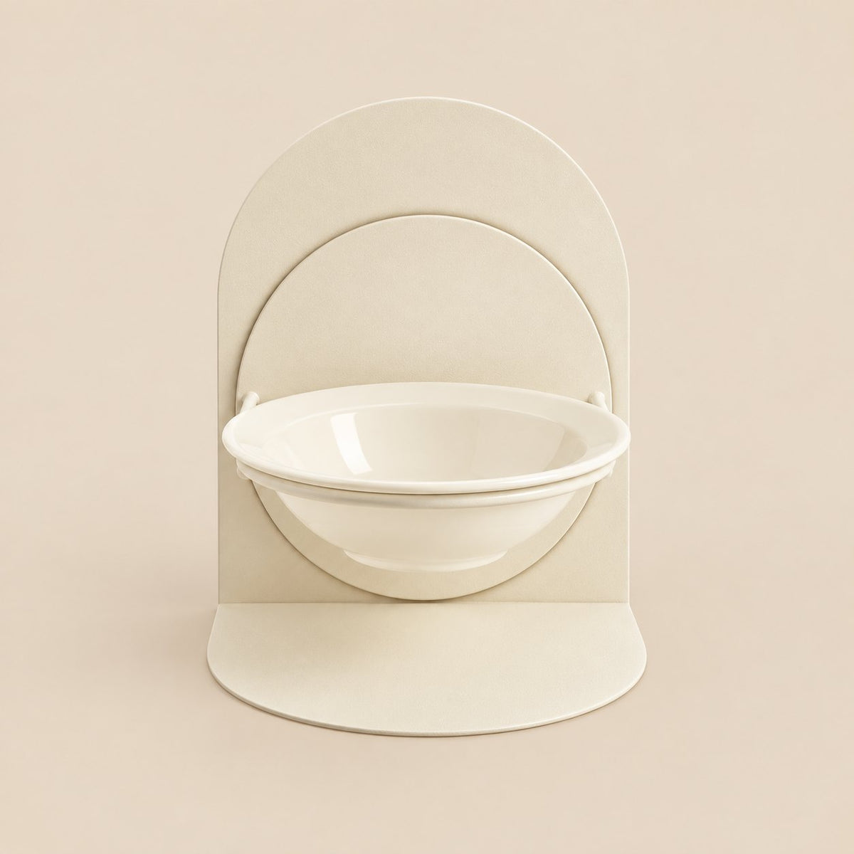 Arco, gamelle surélevée pour chat – coloris : blanc