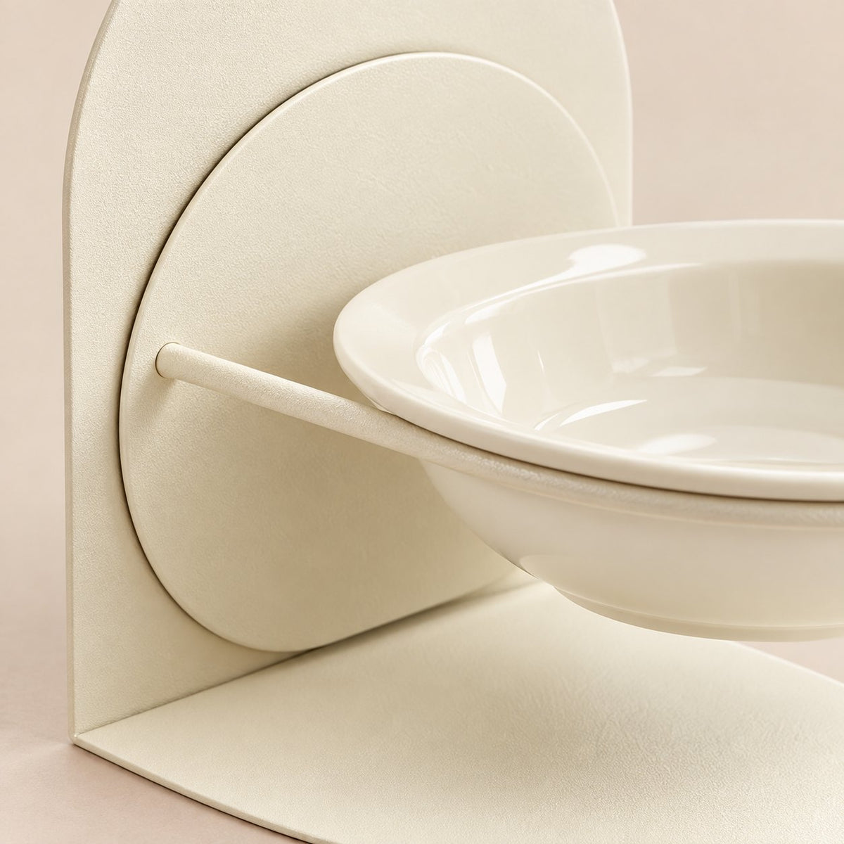 Arco, gamelle surélevée pour chat – coloris : blanc