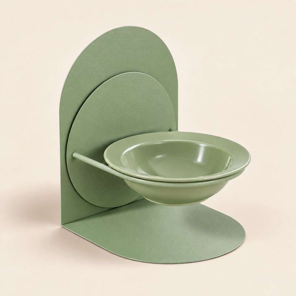 Arco, gamelle surélevée pour chat – coloris : vert